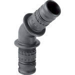 Codo Geberit serie Mepla: 45°, PVDF, d=26mm